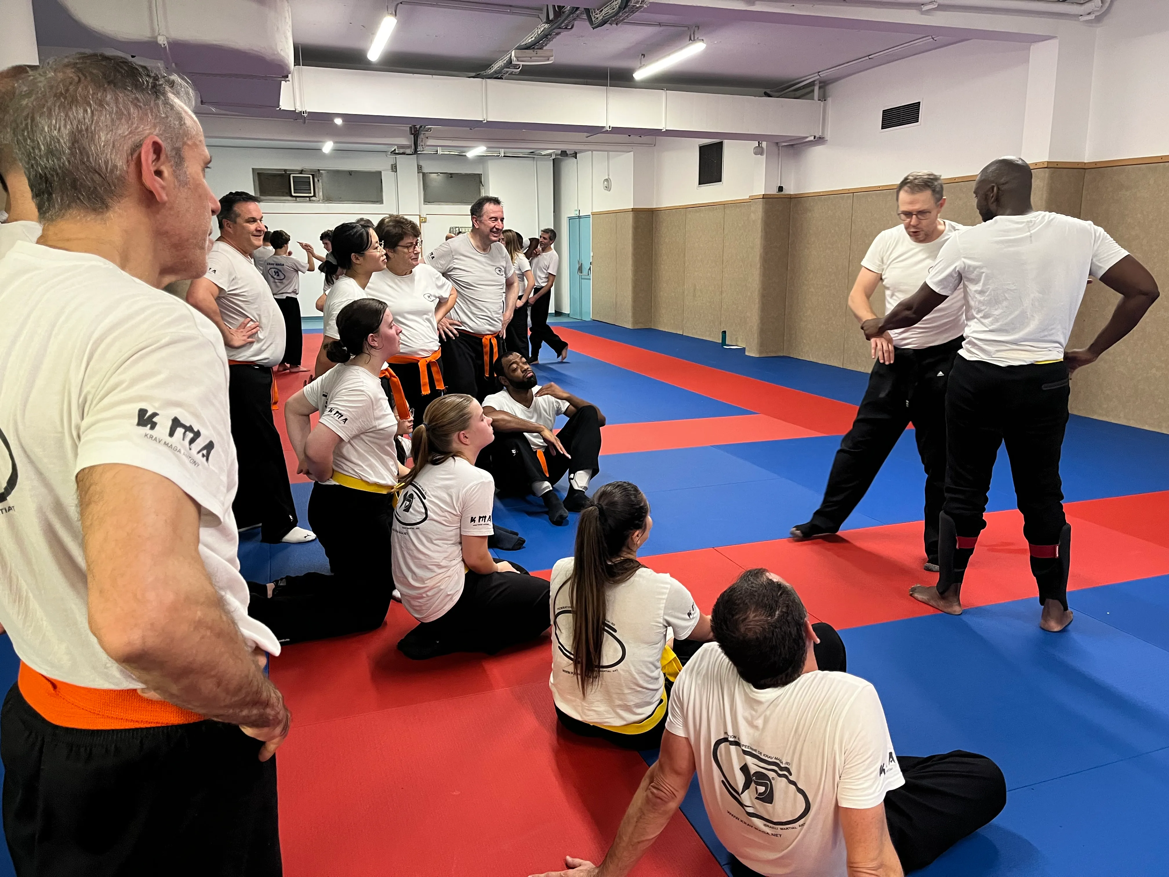 Cours de Krav Maga en groupe au club d'Antony